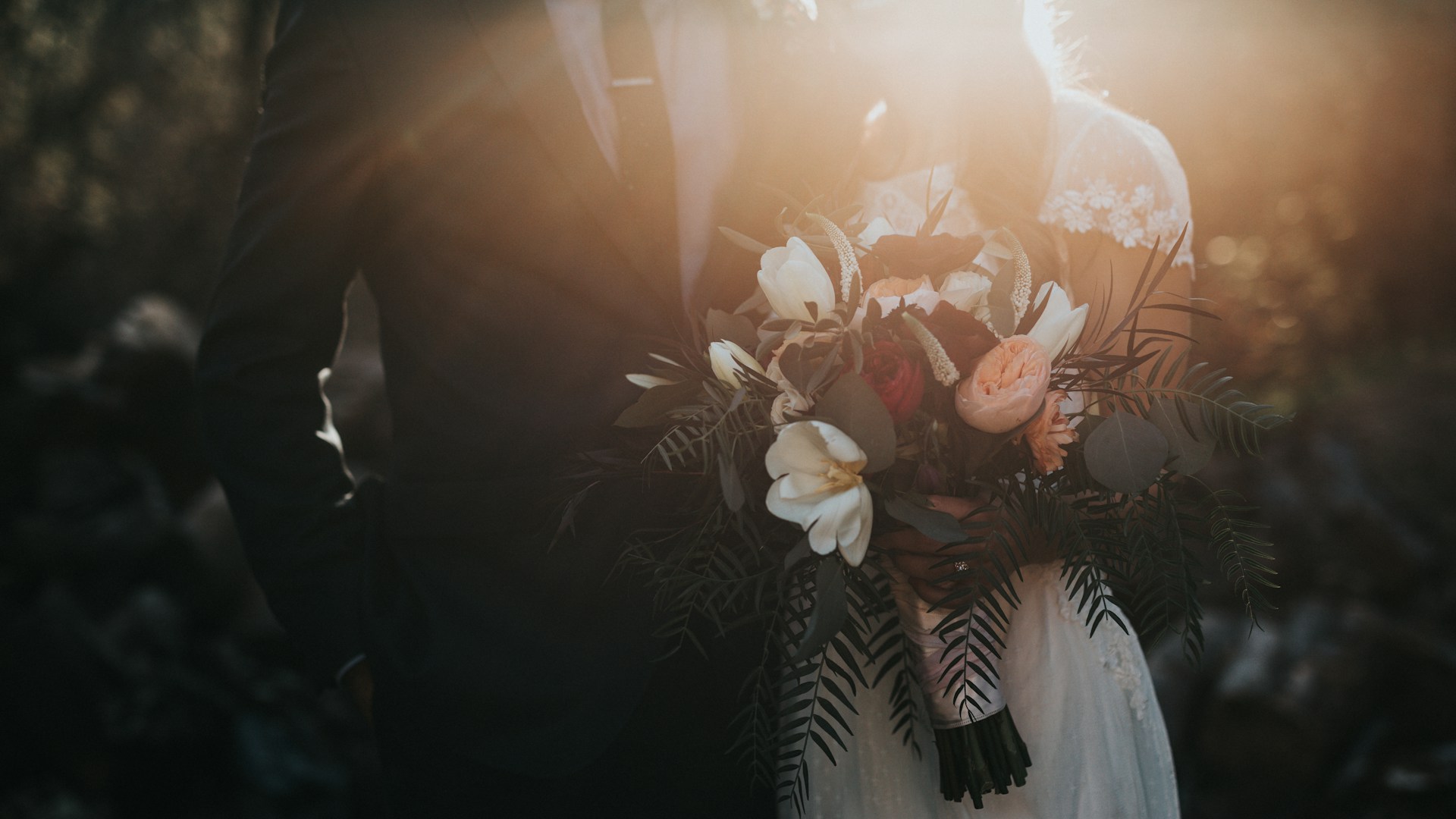 Romantic wedding setting